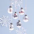 Miniatyrbild 6 av 6: DIY Kit - Julkulor med dekoration inuti