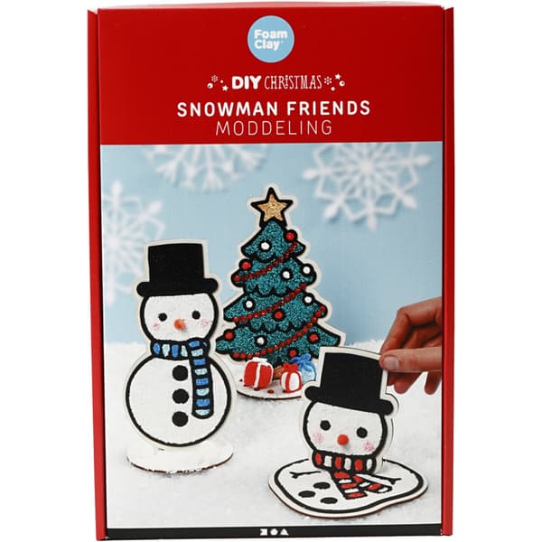 Pysselset Lera - Snögubbe och julgran