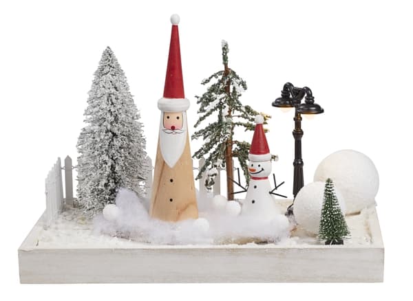 Miniatyr Lanterna - Med Ljus - Svart - 13 cm