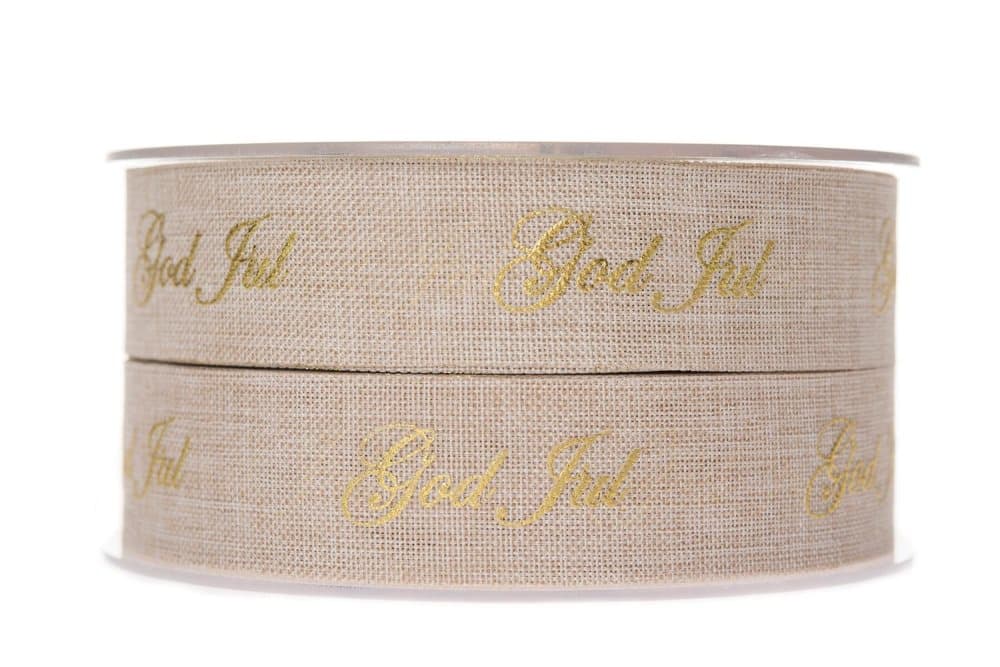 Band God Jul Linne Creme 15mm x 50m