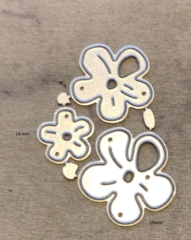 twinkling dubbel hjärta scrapbook dies stans