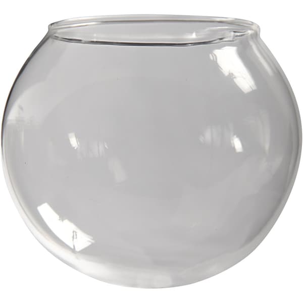 Kulformad glaskupa - dia. 8 cm - Hålstl. 5 cm - 4 st