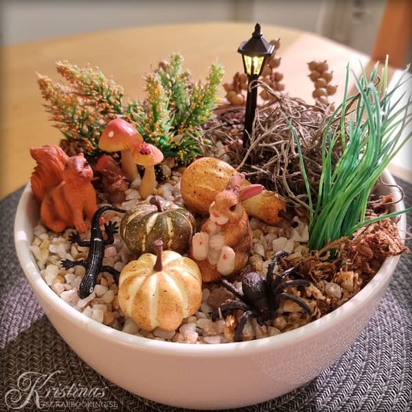 Miniatyr Lykta - Med Ljus - Svart - 10,5 cm