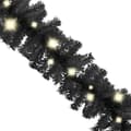 Miniatyrbillede 3 af 7: vidaXL juleguirlande med LED-lys 5 m sort