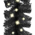 Miniatyrbillede 4 af 7: vidaXL juleguirlande med LED-lys 5 m sort