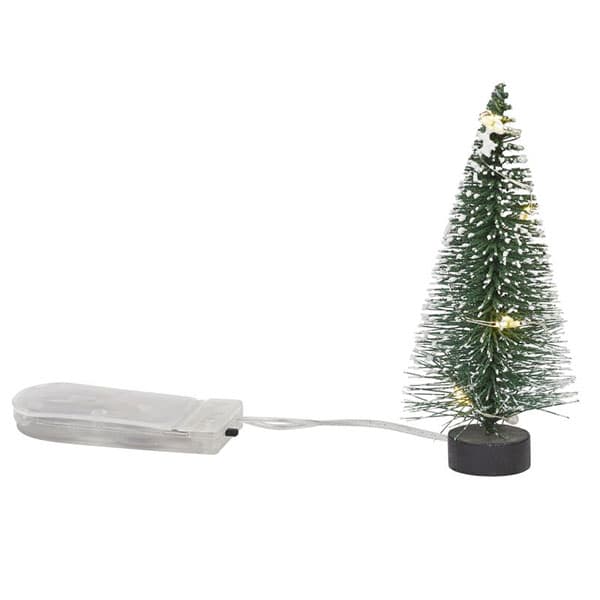 Miniatyr Gran med LED-belysning - 8 cm