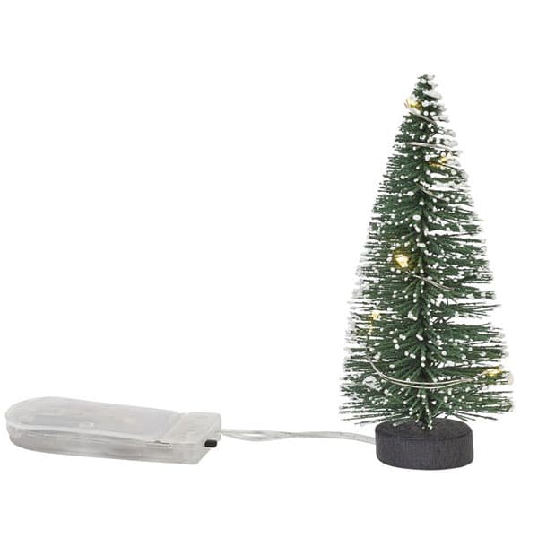 Miniatyr Gran med LED-belysning - 10 cm