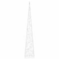 Pikkukuva 5 / 9: vidaXL LED-koristevalokartio kylmä valkoinen akryyli 120 cm