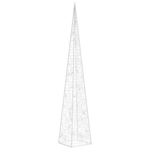 vidaXL LED koristevalokartio kylmä valkoinen akryyli 60 cm