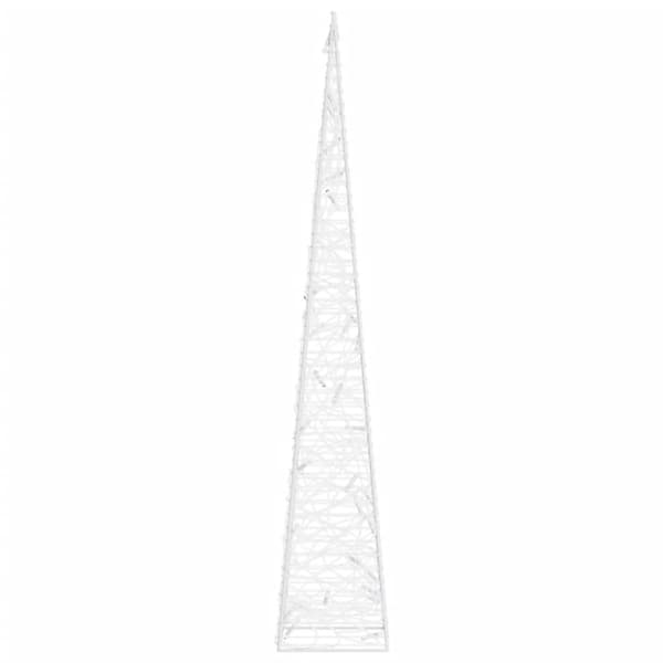 vidaXL LED koristevalokartio kylmä valkoinen akryyli 60 cm