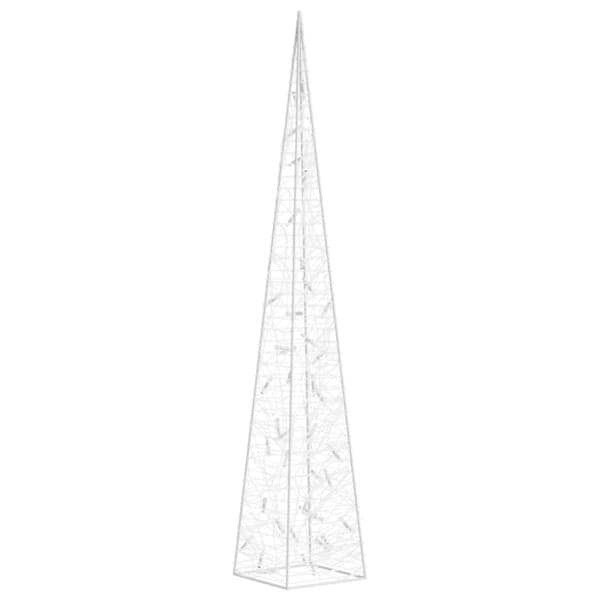 vidaXL LED koristevalokartio monivärinen akryyli 90 cm