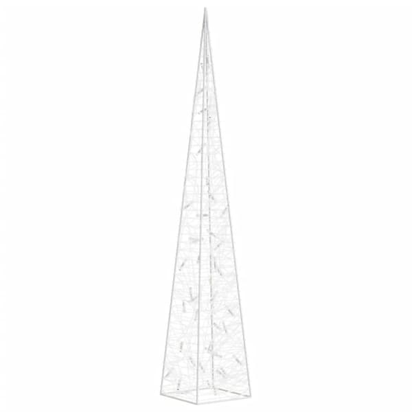 vidaXL LED koristevalokartio sininen akryyli 90 cm
