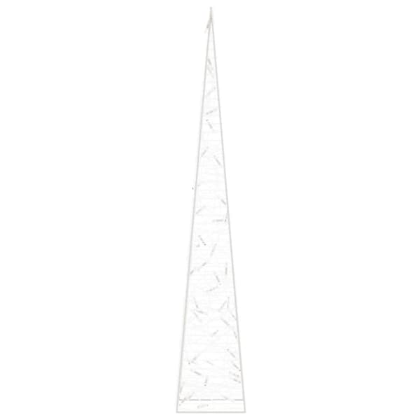 vidaXL LED koristevalokartio sininen akryyli 90 cm