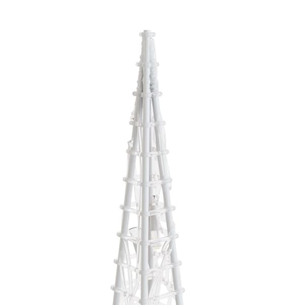 vidaXL LED koristevalokartio sininen akryyli 90 cm