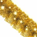 Miniatyrbild 6 av 8: vidaXL Julgirlang med LED-lampor 10 m guld