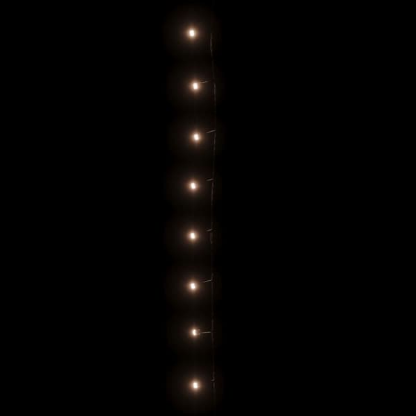 vidaXL LED-valonauha 300 LED-valoa lämmin valkoinen 30 m PVC