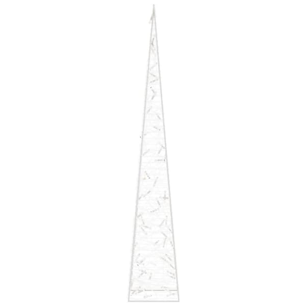 vidaXL LED koristevalokartio monivärinen akryyli 120 cm