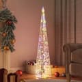 Pikkukuva 1 / 9: vidaXL LED koristevalokartio monivärinen akryyli 120 cm