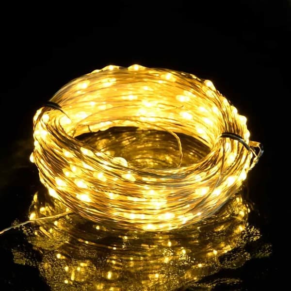 vidaXL LED-strenglys med 300 lysdioder varmhvit 30 m