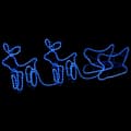 Pikkukuva 2 / 11: vidaXL Poro ja reki joulukoriste ulkokäyttöön 576 LED-valoa