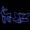Pikkukuva 2 / 11: vidaXL Poro ja reki joulukoriste ulkokäyttöön 252 LED-valoa