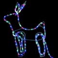 Pikkukuva 5 / 11: vidaXL Poro ja reki joulukoriste ulkokäyttöön 252 LED-valoa
