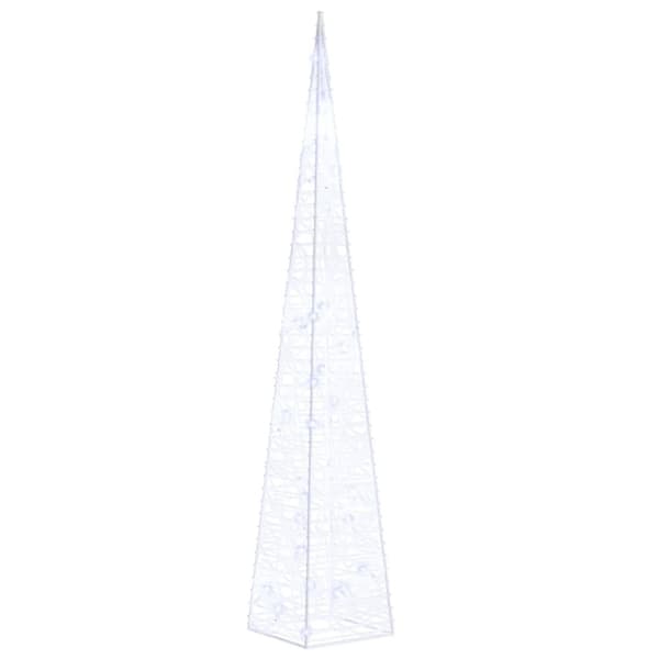 vidaXL Ljuskon LED akryl blå 60 cm