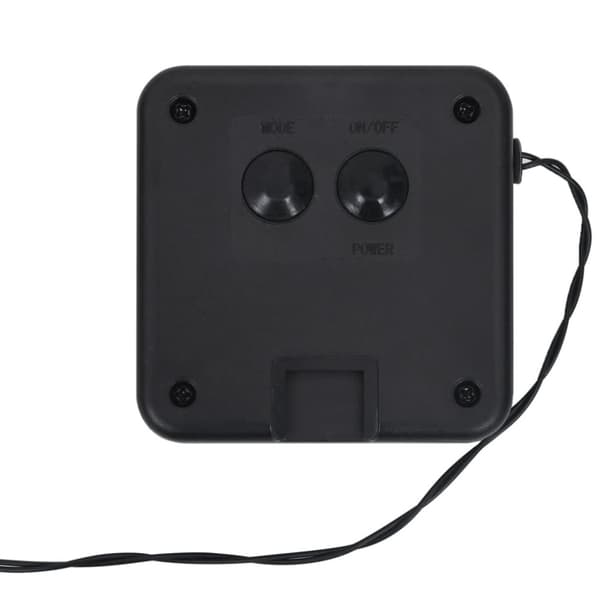 vidaXL Soldriven ljusslinga 5 st 5x200 lysdioder varmvit inne/ute