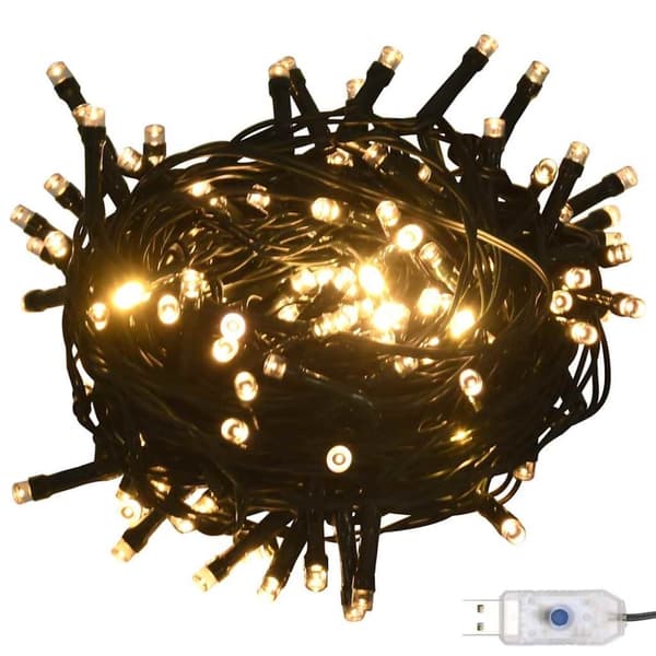 vidaXL Julgranskulor med spira och 150 LED 61 delar guld och brons