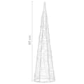 Pikkukuva 7 / 7: vidaXL LED koristevalopyramidi sininen akryyli 60 cm