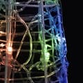 Miniatyrbillede 3 af 7: vidaXL dekorativ lyspyramide LED 120 cm akryl flerfarvet