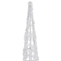 Miniatyrbillede 5 af 7: vidaXL dekorativ lyspyramide LED 120 cm akryl flerfarvet