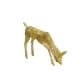 Light-Up Reindeer Gold Grazing Doe 60cm | MonsterShop