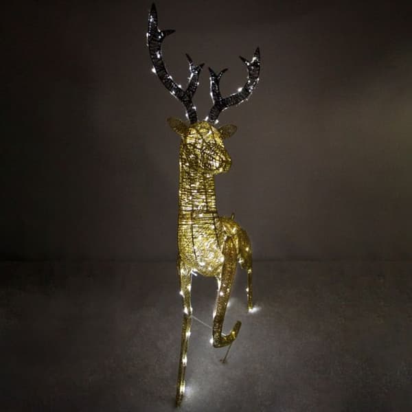 Julepynt-Rensdyr i Guld | MonsterShop