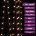 Pikkukuva 3 / 5: vidaXL LED-valonauhaverho keijuvalot 3x3 m 300 LEDiä lämmin valkoinen