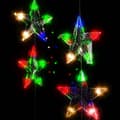 Miniatyrbillede 5 af 7: vidaXL LED-lysgardin m. stjerner 200 LED'er 8 funktioner farverigt lys