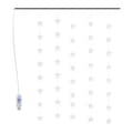 Miniatyrbillede 2 af 7: vidaXL LED-lysgardin m. stjerner 200 LED'er 8 funktioner farverigt lys