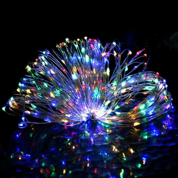 vidaXL fairylights-lyskæde 40 m 400 LED'er 8 funktioner flerfarvet