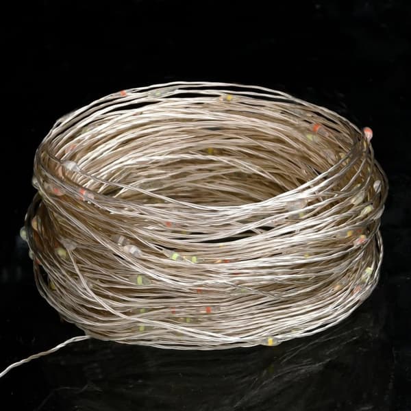 vidaXL fairylights-lyskæde 40 m 400 LED'er 8 funktioner flerfarvet