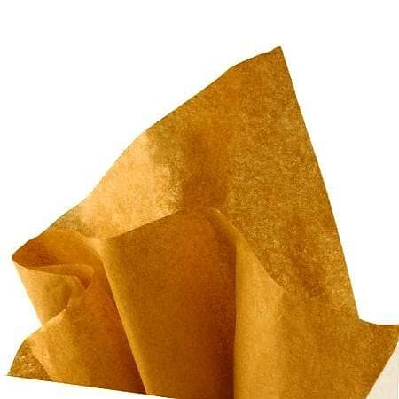 Silkespapper, 50x75cm, Brons, 8 ark/fp