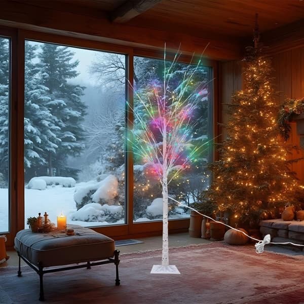Konstgjord träd med LED 180 cm – 8 ljuslägen – Dekorationsträd