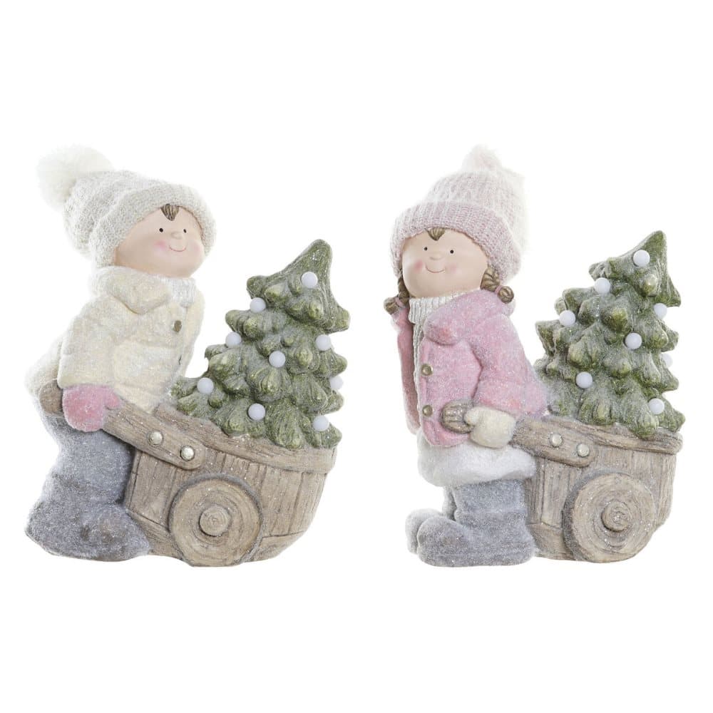 Julgranskula DKD Home Decor Harts (35 x 22 x 42 cm) (2 antal)