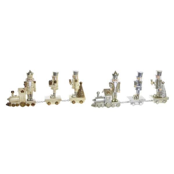 Julgranskula DKD Home Decor Harts Tåg (28 x 5 x 12 cm) (2 antal)
