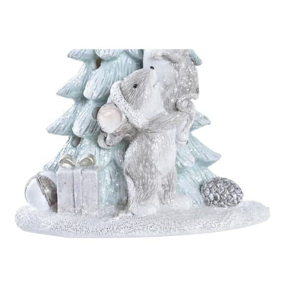 Julgranskula DKD Home Decor Mus Harts (13 x 8,5 x 16 cm) (2 antal)