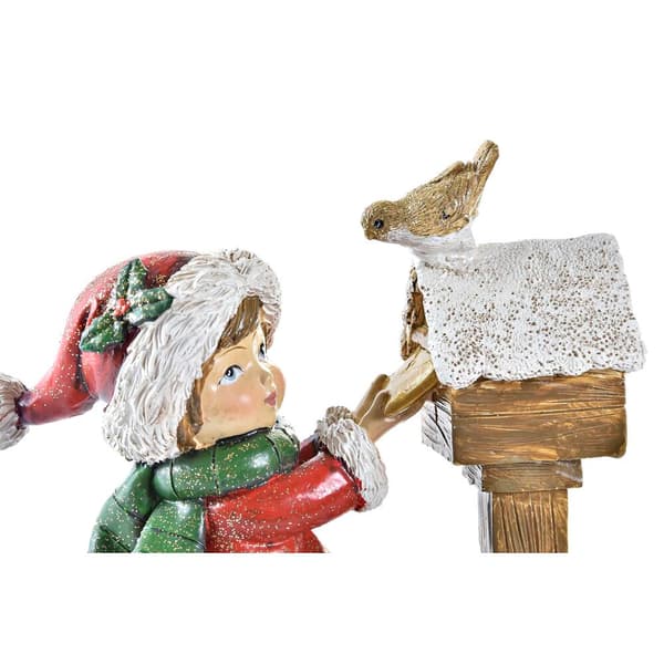 Julgranskula DKD Home Decor Harts (11,5 x 6 x 13,5 cm) (2 antal)