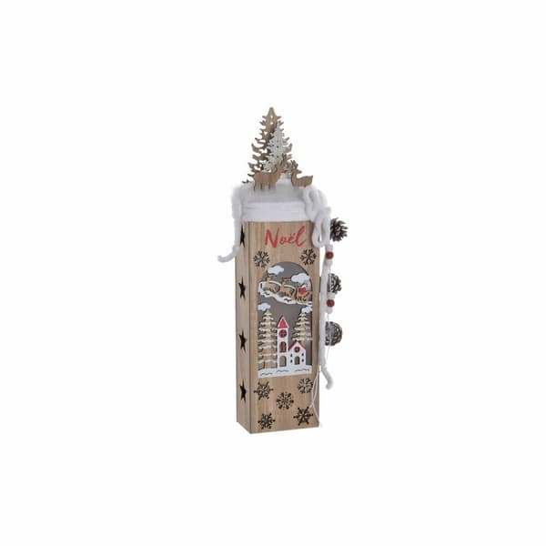Julgranskula DKD Home Decor Tomte LED Naturell