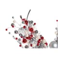 Miniatyrbild 3 av 3: Julkrans DKD Home Decor Metall Polyester (55 x 5 x 40 cm) (2 antal)