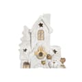 Miniatyrbild 2 av 4: Julgranskula DKD Home Decor Hus Snöfall Magnesium (38 x 21 x 45 cm) (2 antal)