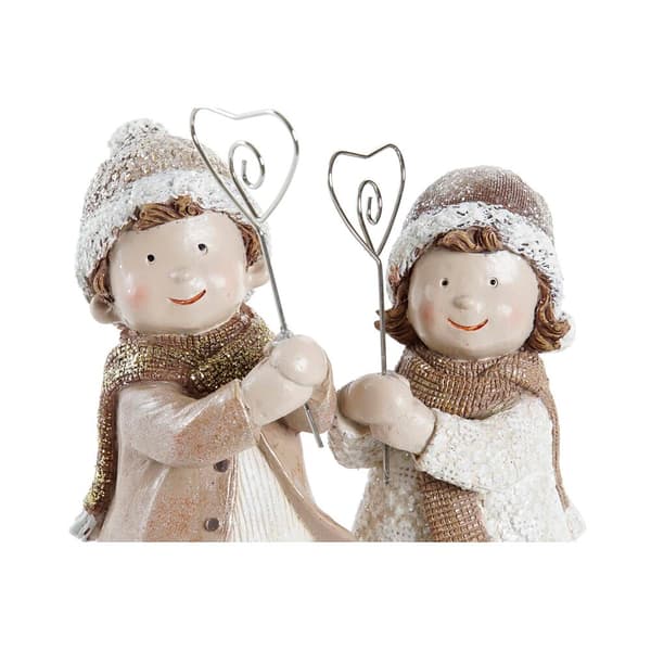 Julgranskula DKD Home Decor Harts Pojkar (9 x 6 x 19,5 cm) (2 antal)