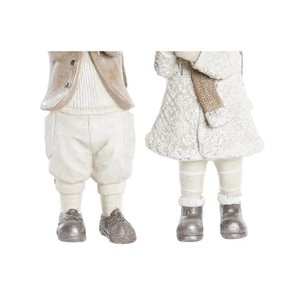 Julgranskula DKD Home Decor Harts Pojkar (9 x 6 x 19,5 cm) (2 antal)